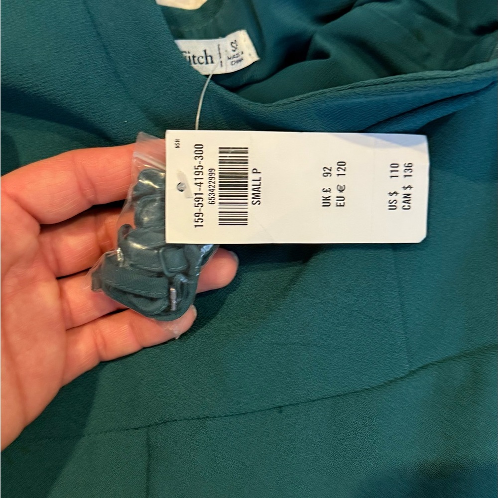 Abercrombie & Fitch Teal Jumpsuit